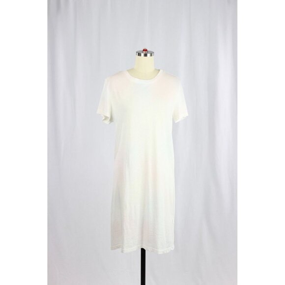 NWOT CURRENT/ELLIOTT Beatnik White Pink Tie Dye Cotton T-Shirt Dress, Size 1/S - Picture 2 of 12